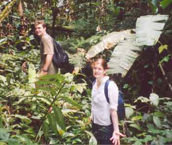 Bert and Jema lost in the jungle